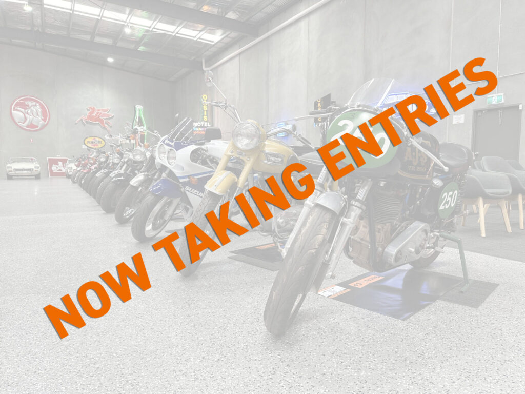 NOW TAKING ENTRIES. CLICK HERE TO SUBMIT YOUR MOTORCYCLE